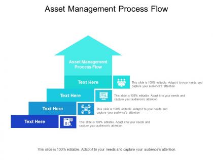 Asset management process flow ppt powerpoint presentation file visuals cpb