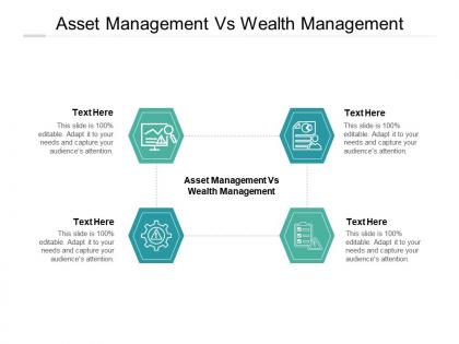 Asset management vs wealth management ppt powerpoint presentation model diagrams cpb