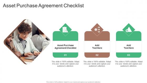 Asset Purchase Agreement Checklist In Powerpoint And Google Slides Cpb