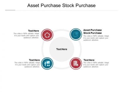 Asset purchase stock purchase ppt powerpoint presentation pictures graphics tutorials cpb