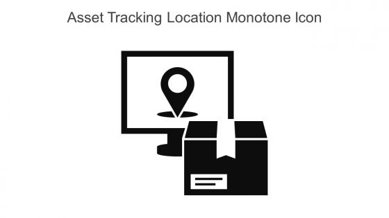 Asset Tracking Location Monotone Icon In Powerpoint Pptx Png And Editable Eps Format
