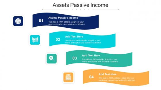 Assets Passive Income Ppt Powerpoint Presentation Show Mockup Cpb