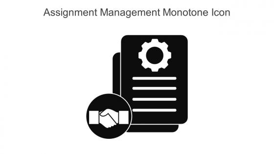 Assignment Management Monotone Icon In Powerpoint Pptx Png And Editable Eps Format