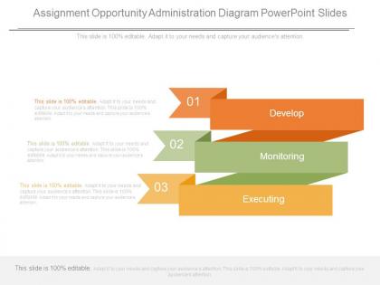 Assignment opportunity administration diagram powerpoint slides