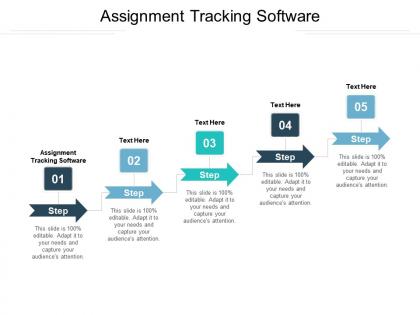 Assignment tracking software ppt powerpoint presentation file tips cpb