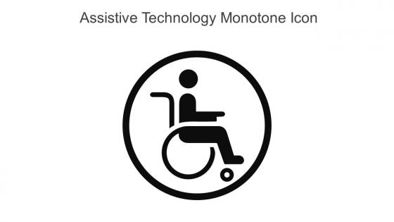 Assistive Technology Monotone Icon In Powerpoint Pptx Png And Editable Eps Format