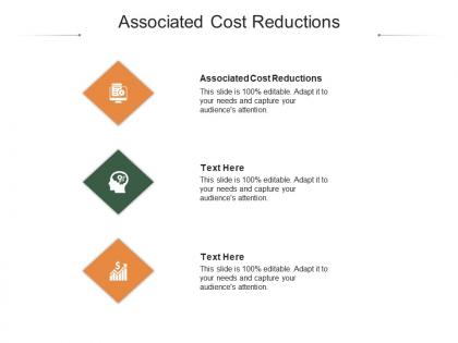 Associated cost reductions ppt powerpoint presentation show information cpb