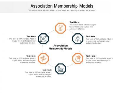 Association membership models ppt powerpoint presentation layouts outfit cpb