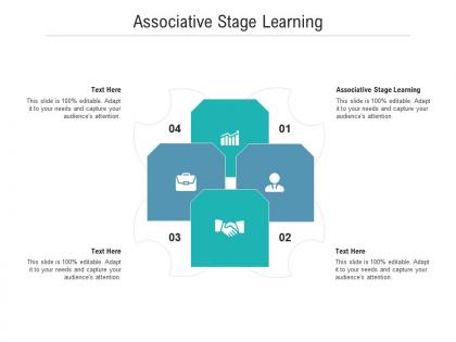 Associative stage learning ppt powerpoint presentation layouts brochure cpb