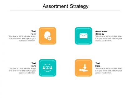 Assortment strategy ppt powerpoint presentation visual aids example 2015 cpb