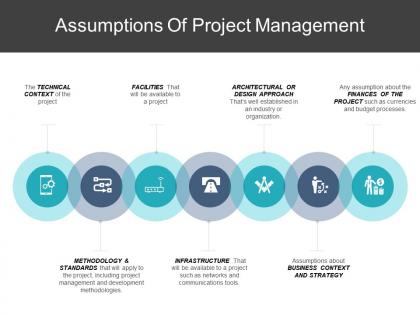 Assumptions of project management