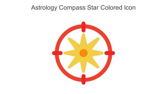 Astrology Compass Star Colored Icon In Powerpoint Pptx Png And Editable Eps Format