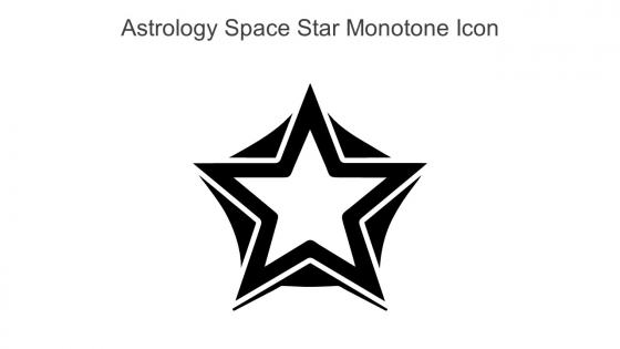 Astrology Space Star Monotone Icon In Powerpoint Pptx Png And Editable Eps Format