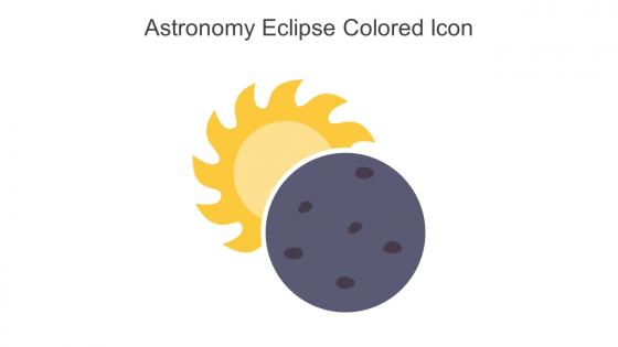 Astronomy Eclipse Colored Icon In Powerpoint Pptx Png And Editable Eps Format