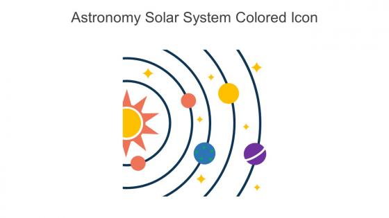 Astronomy Solar System Colored Icon In Powerpoint Pptx Png And Editable Eps Format