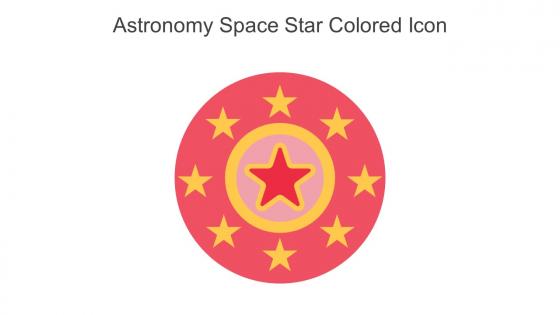Astronomy Space Star Colored Icon In Powerpoint Pptx Png And Editable Eps Format