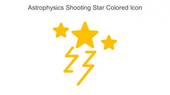 Astrophysics Shooting Star Colored Icon In Powerpoint Pptx Png And Editable Eps Format