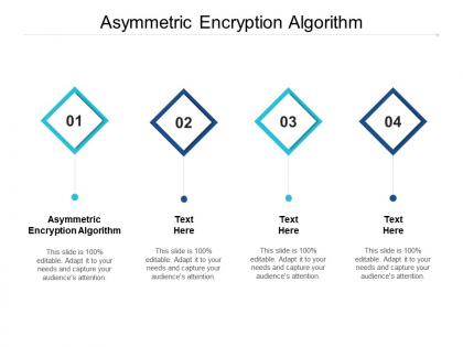 Asymmetric encryption algorithm ppt powerpoint presentation ideas smartart cpb