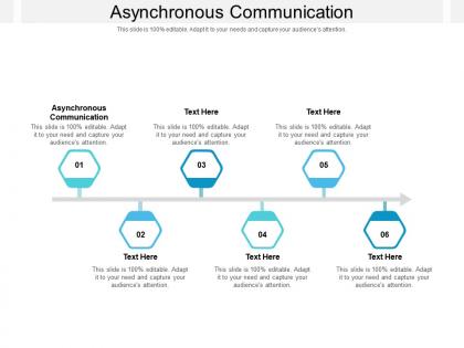 Asynchronous communication ppt powerpoint presentation gallery graphics pictures cpb