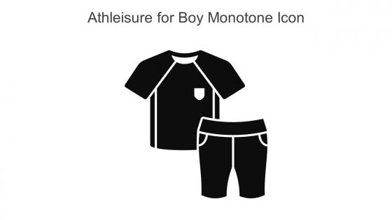 Athleisure For Boy Monotone Icon In Powerpoint Pptx Png And Editable Eps Format