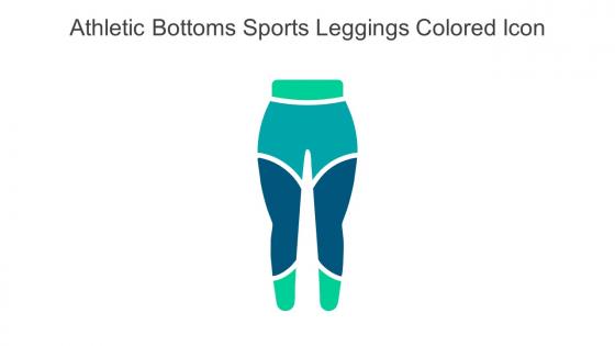 Athletic Bottoms Sports Leggings Colored Icon In Powerpoint Pptx Png And Editable Eps Format