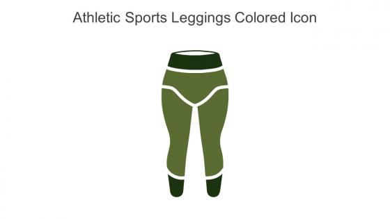 Athletic Sports Leggings Colored Icon In Powerpoint Pptx Png And Editable Eps Format