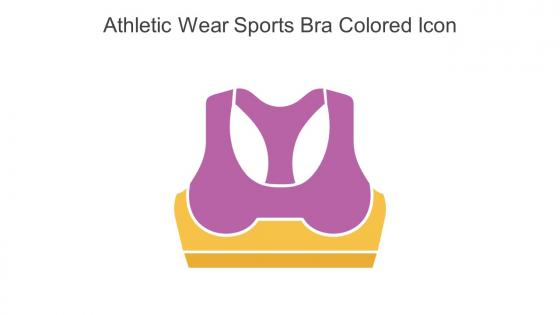 Athletic Wear Sports Bra Colored Icon In Powerpoint Pptx Png And Editable Eps Format