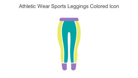 Athletic Wear Sports Leggings Colored Icon In Powerpoint Pptx Png And Editable Eps Format