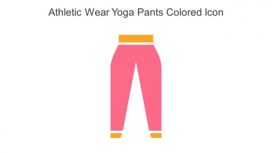 Athletic Wear Yoga Pants Colored Icon In Powerpoint Pptx Png And Editable Eps Format