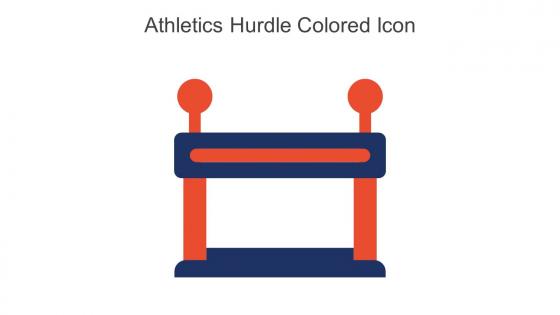 Athletics Hurdle Colored Icon In Powerpoint Pptx Png And Editable Eps Format