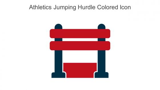 Athletics Jumping Hurdle Colored Icon In Powerpoint Pptx Png And Editable Eps Format