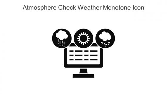 Atmosphere Check Weather Monotone Icon In Powerpoint Pptx Png And Editable Eps Format