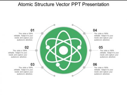 Atomic structure vector ppt presentation