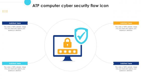 ATP Computer Cyber Security Flow Icon