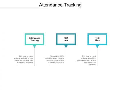 Attendance tracking ppt powerpoint presentation professional slides cpb