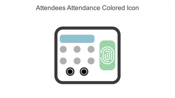 Attendees Attendance Colored Icon In Powerpoint Pptx Png And Editable Eps Format