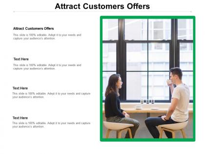 Attract customers offers ppt powerpoint presentation pictures master slide cpb