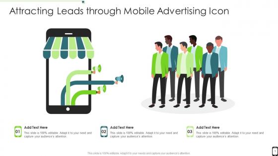Attracting Leads Through Mobile Advertising Icon