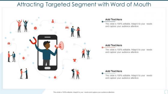 Attracting targeted segment with word of mouth