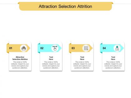 Attraction selection attrition ppt powerpoint presentation icon templates cpb