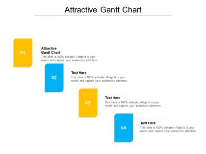 Attractive gantt chart ppt powerpoint presentation model format ideas cpb