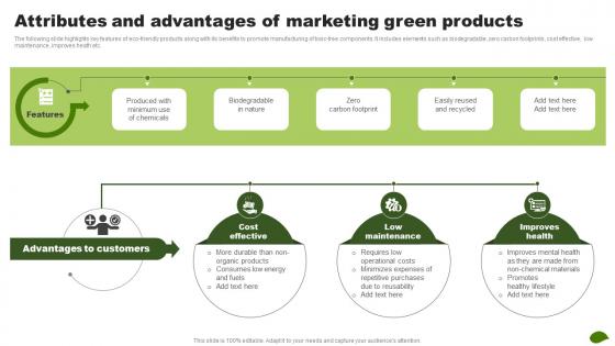 Attributes And Advantages Of Marketing Green Products Adopting Eco Friendly Product MKT SS V