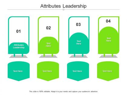 Attributes leadership ppt powerpoint presentation pictures tips cpb