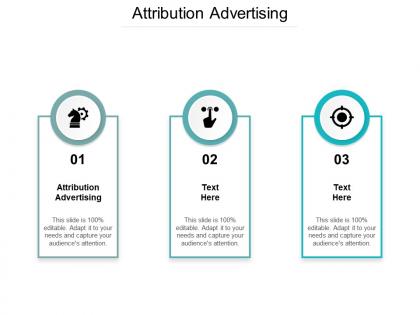 Attribution advertising ppt powerpoint presentation show display cpb