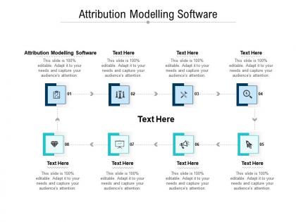 Attribution modelling software ppt powerpoint presentation portfolio portrait cpb