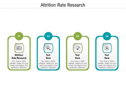 Attrition rate research ppt powerpoint presentation summary design ideas cpb