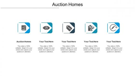 Auction homes ppt powerpoint presentation outline influencers cpb