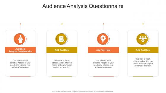Audience Analysis Questionnaire In Powerpoint And Google Slides Cpb