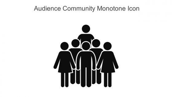 Audience Community Monotone Icon In Powerpoint Pptx Png And Editable Eps Format