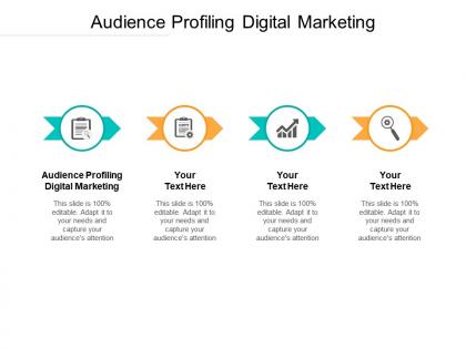 Audience profiling digital marketing ppt powerpoint presentation inspiration example cpb